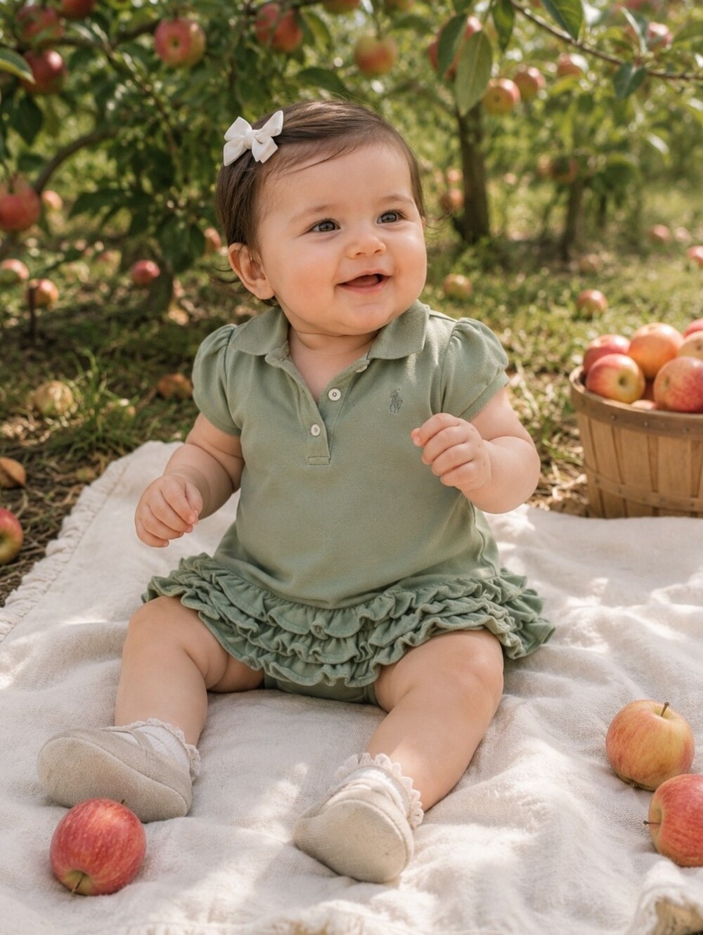 Ralph Lauren Sage Green Dress | 9M
